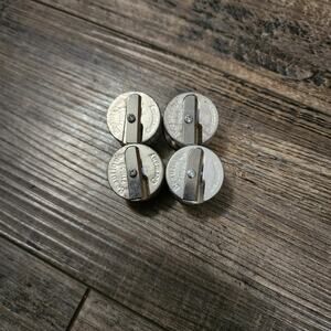 Lot of 4 Beautique metal pencil sharpeners for make up pencils